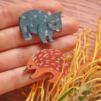 Australian Animal Pin - Echidna