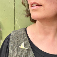 Bridget Farmer Enamel Pin In Flight - Welcome Swallow