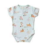 Kittens Short Sleeve Organic Bodysuit: 3-6 Months (00)