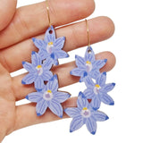 Australian Wildflower Earrings - Sun Orchid