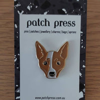 Patch Press Pin - Dog Red Heeler