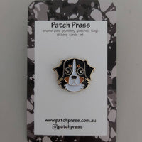 Patch Press Pin - Dog Bernese Mountain