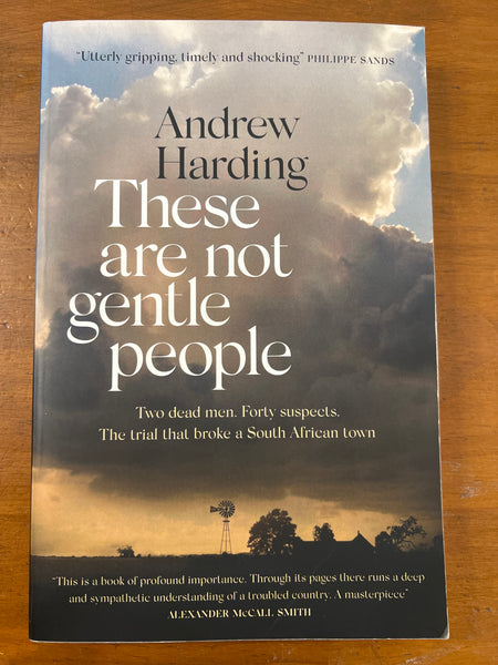 Harding, Andrew - These Are Not Gentle People (Trade Paperback)