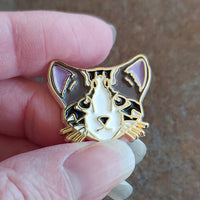 Patch Press Pin - Cat Tabby