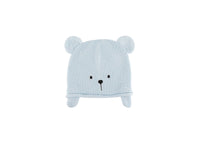 Teddy Knitted Hat - Grey