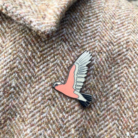 Bridget Farmer Enamel Pin In Flight - Galah