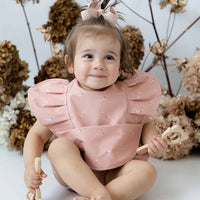 Frill Snuggle Bib - Daisy