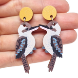 Australian Bird Earrings - Kookaburra