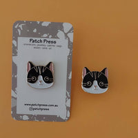 Patch Press Pin - Cat Black