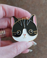 Patch Press Keychain - Cat Black