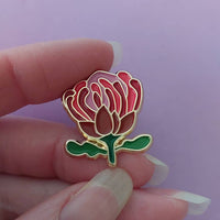 Patch Press Pin - Flower Waratah