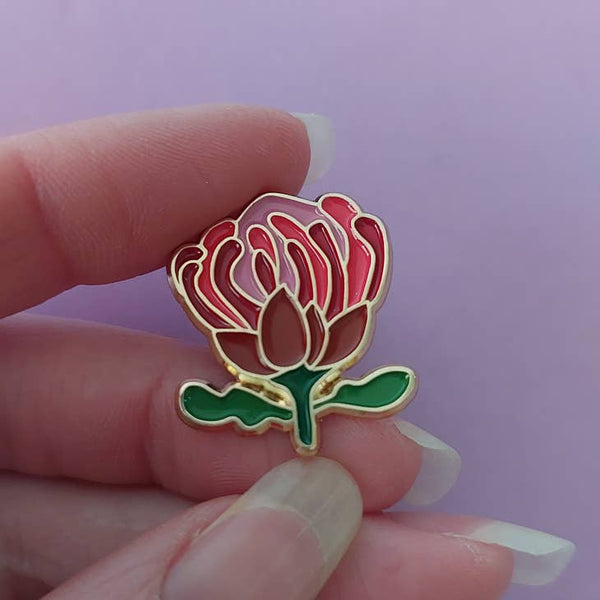 Patch Press Pin - Flower Waratah