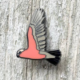 Bridget Farmer Enamel Pin In Flight - Galah