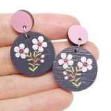 Australian Wildflower Earrings - Geraldton Wax