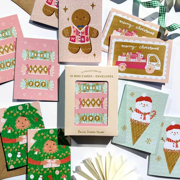 LSS Christmas Card Pack - 10 Mini Cards