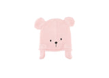 Teddy Knitted Hat - Pink