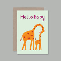 Ahd Paper Co - Hello Baby Giraffes