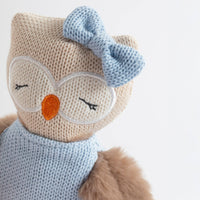 Knitted Animal Toy - Ollie the Owl