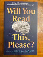 Cannon, Joanna - Will You Read This Please (Paperback)