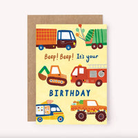 LSS Card - Kid's Birthday Vehicles