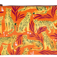 Blue Q Zipper Pouch - Cheetah