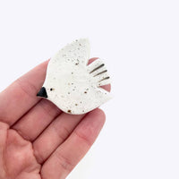 Ceramic Brooch - Flocking Bird