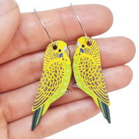 Australian Bird Earrings - Budgie