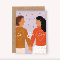 LSS Card - Wedding Mr & Mrs