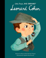 Little People Big Dreams Hardcover - Leonard Cohen