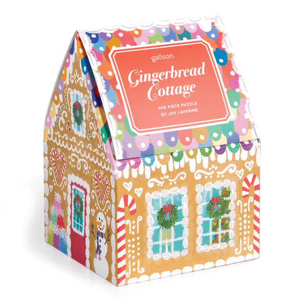 500 Pc Puzzle - Galison - Joy Laforme Gingerbread Cottage