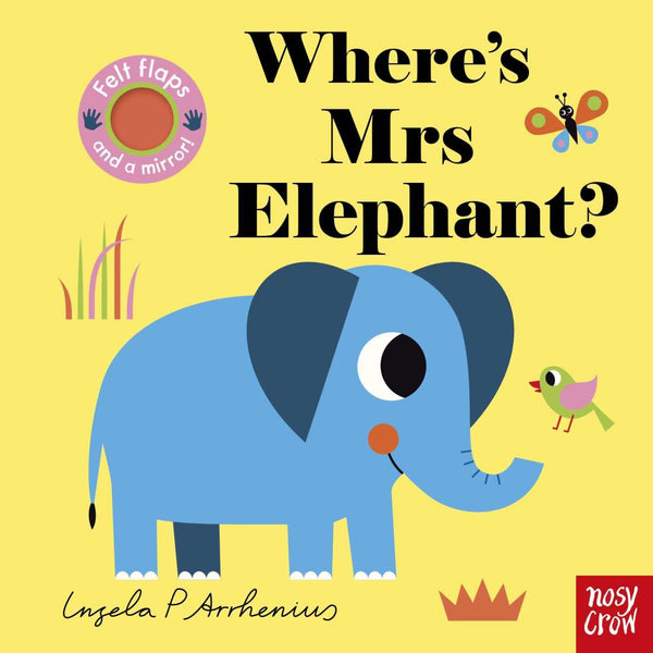 Board Book - Felt Flaps - Where's Mrs Elephant?