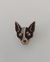 Patch Press Pin - Dog Blue Heeler