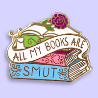 Jubly Umph Lapel Pin - All My Books Are Smut