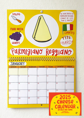 Able & Game 2025 Calendar - Cheese