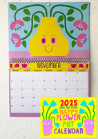 Able & Game 2025 Calendar - Happy Flower Pot