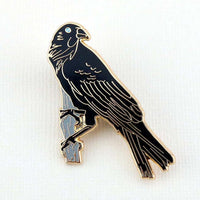 Dan Cox Enamel Pin - Crow