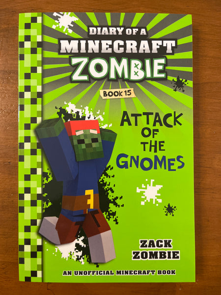 Zombie, Zack - Diary of a Minecraft Zombie 15 Attack of the Gnomes (Paperback)