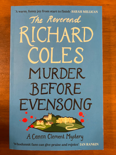 Coles, Richard - Murder Before Evensong (Trade Paperback)