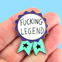 Jubly Umph Lapel Pin - Fucking Legend