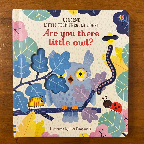 Usborne Little Peep Through - Are You There Little Owl (Board Book)