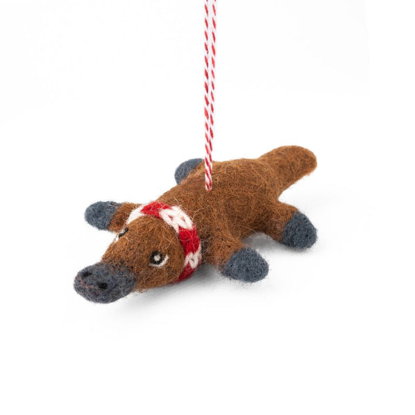 Felt Ornament - Aus Platypus Pete