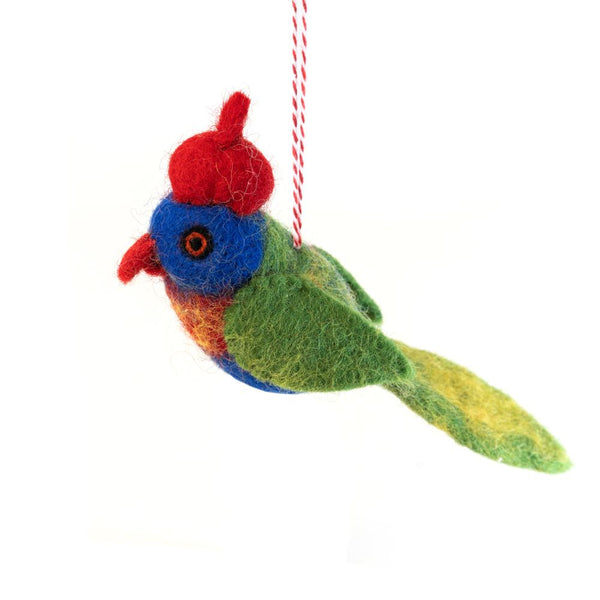 Felt Ornament - Aus Lorikeet Lauren