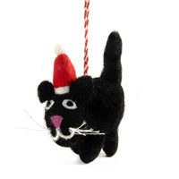 Felt Ornament - Cat Blackie