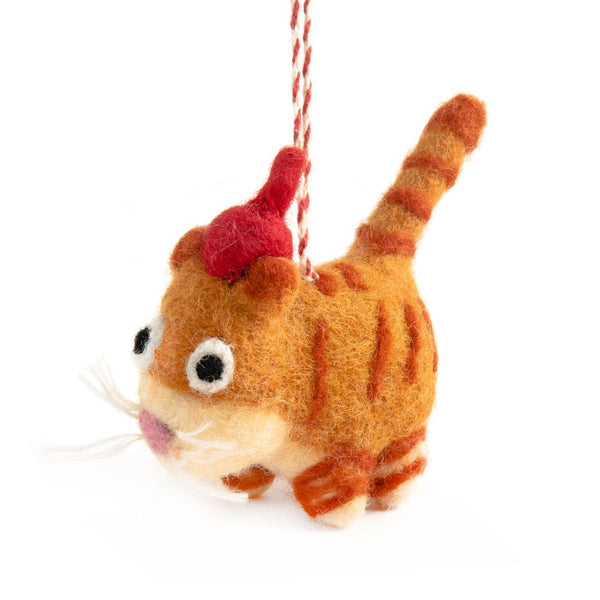 Felt Ornament - Cat Ginger