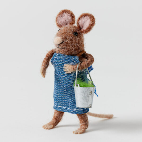 Felt Figurine - Mouse Patsy