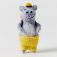 Felt Figurine - Hippo Henry