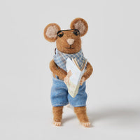 Felt Figurine - Mouse Sam