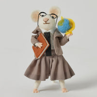 Felt Figurine - Mouse Agatha