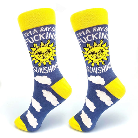 Jubly Umph Socks - I'm a Fucking Ray of Sunshine