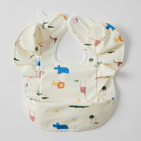 Pilbeam Frilled Bib - Zoo